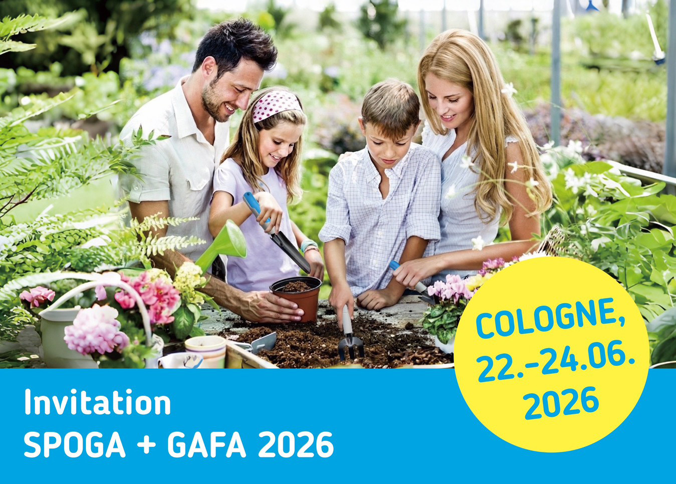 Spoga+Gafa, 2026, salon, jardin, exposition, innovations, stand C075, nouveautés, professionnel, événement
