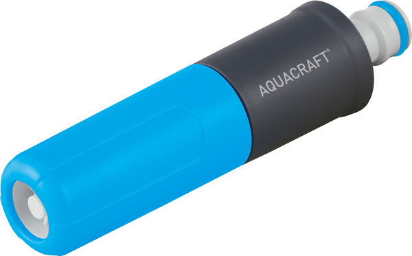 "1. Jet adjustment from fine fan spray to direct jet. 2. Modern ergonomic design for comfortable handling."