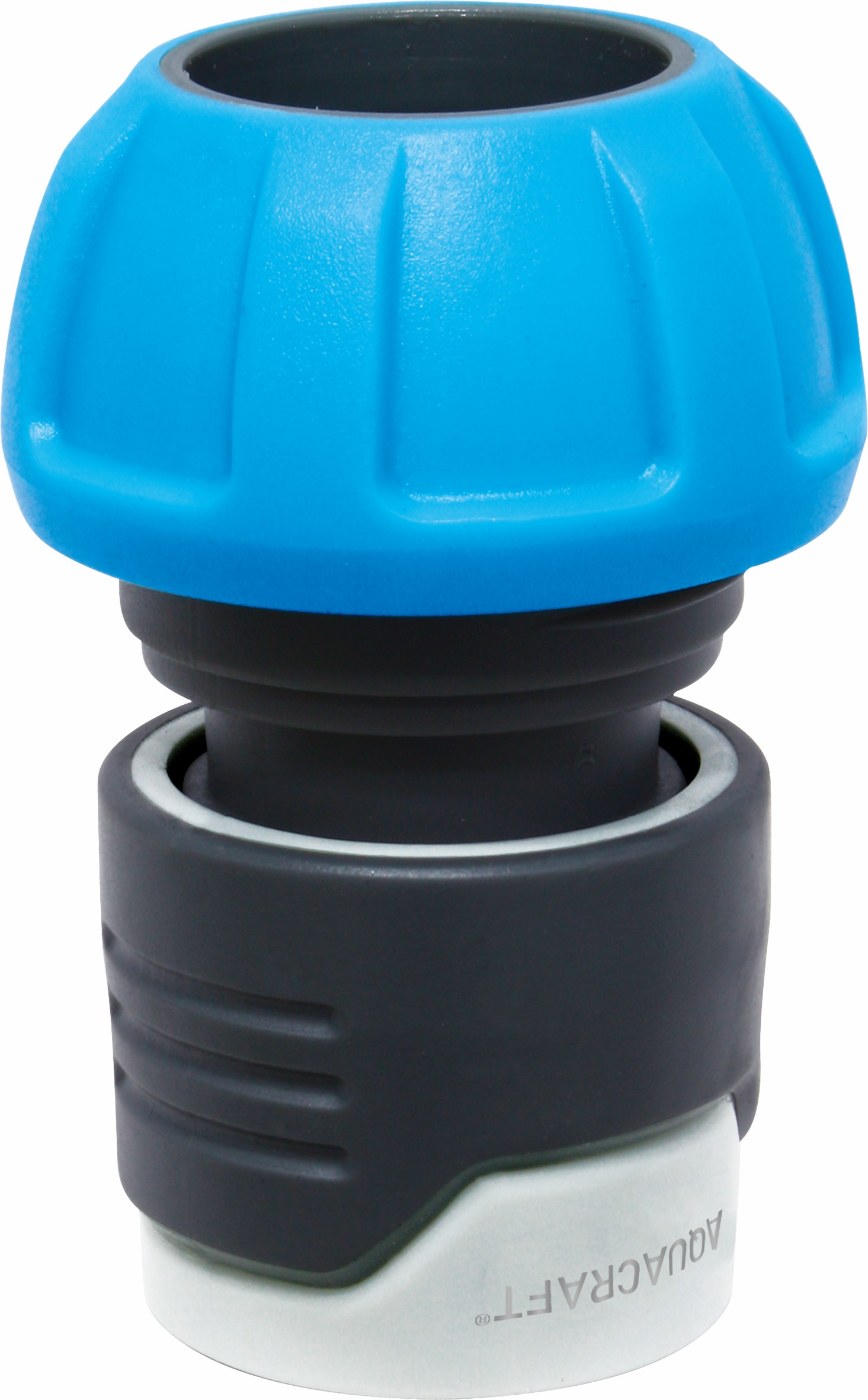 Ergonomic hose connector with soft-touch grip and non-slip body