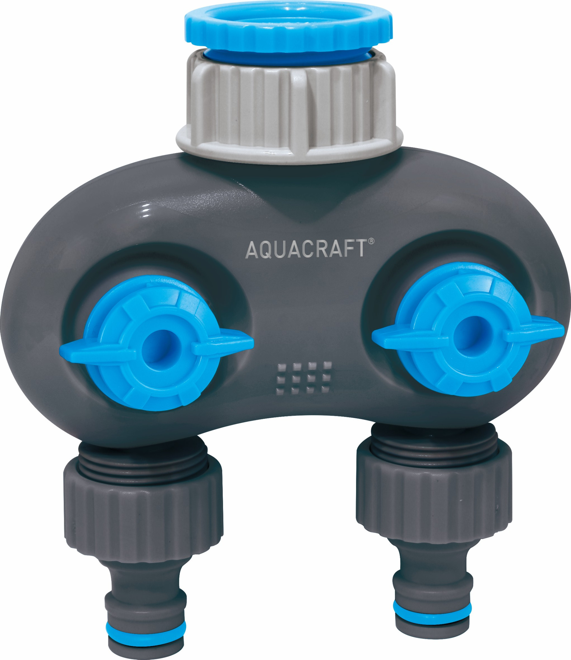 Dual outlet hose splitter with adjustable connections