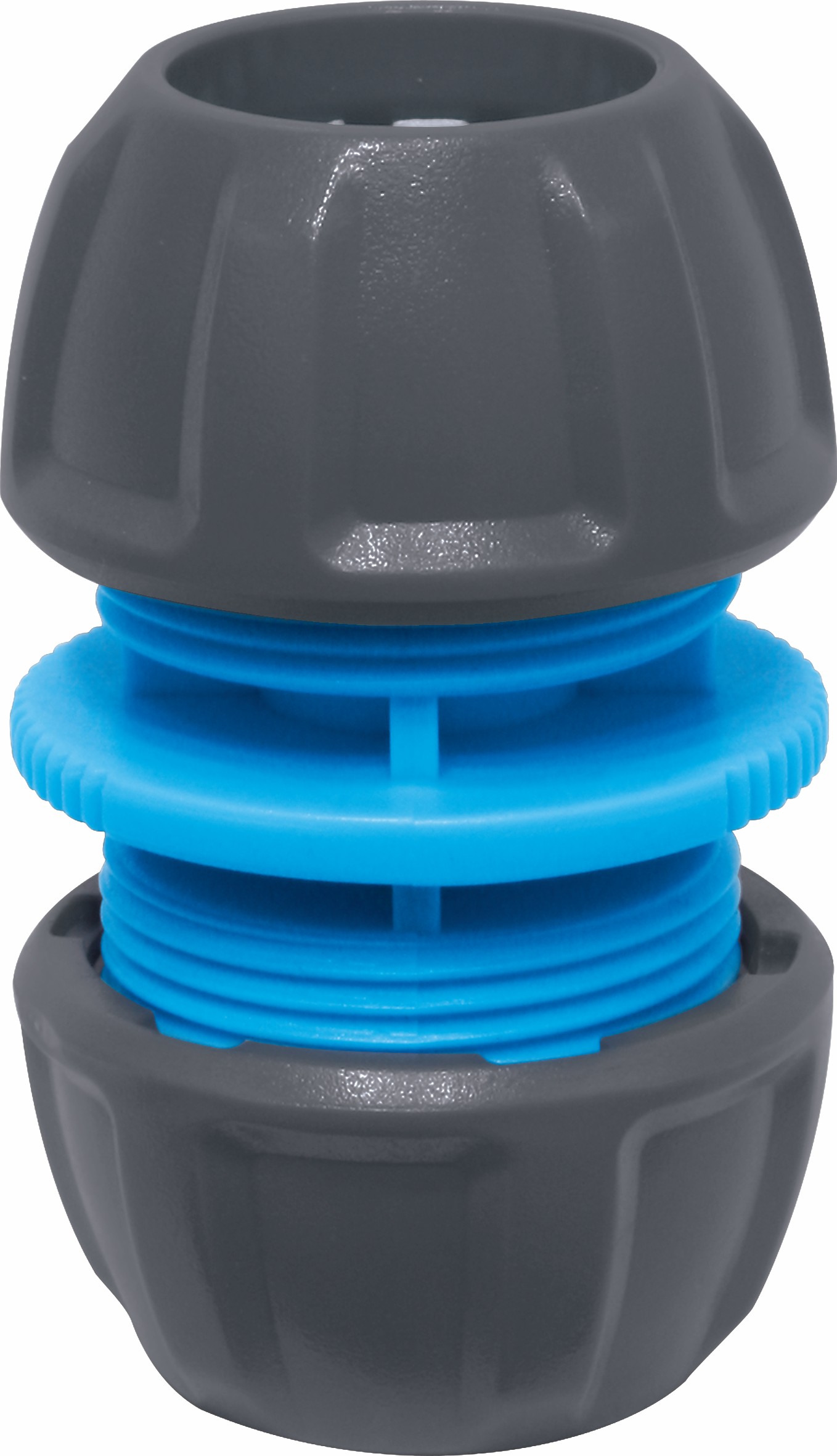 Hose repair connector for fixing or joining garden hoses