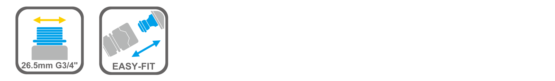 Durable plastic hose coupling adapter with secure connection