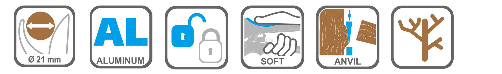 Heavy-duty pruning shears with protective handle design