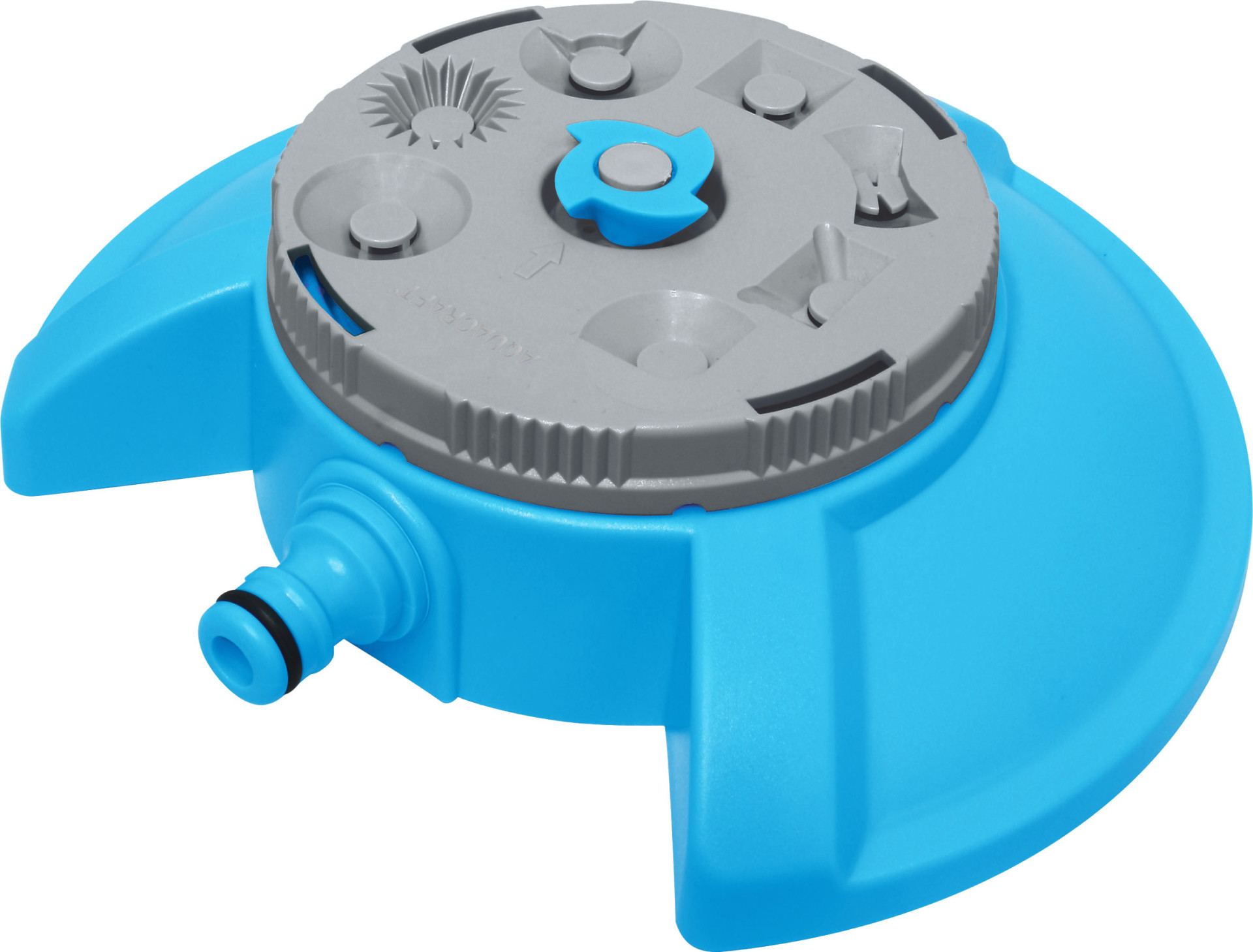 Garden sprinkler with 8 spray patterns for versatile watering needs