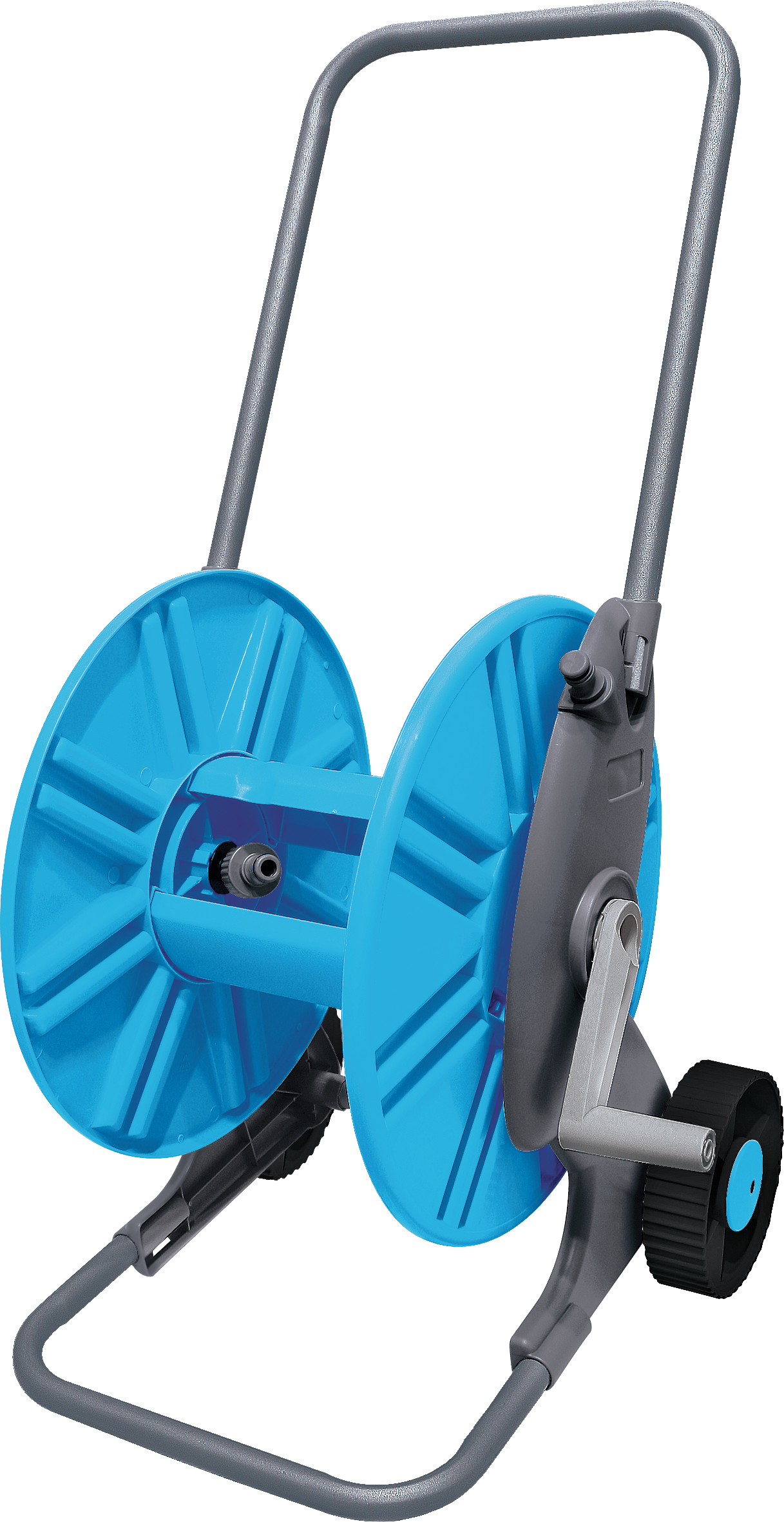 Garden hose reel for convenient storage