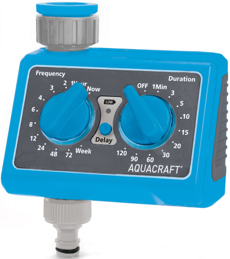 Garden water timer for automatic irrigation